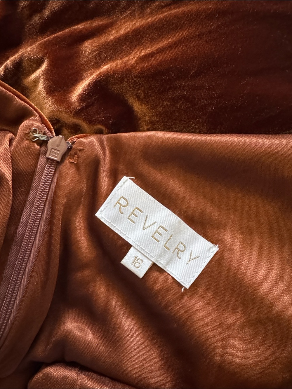 Reverly plus Elegant Brown Velvet Wrap Maxi Dress - Picture 10 of 10